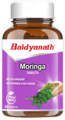 Baidyanath Moringa Tablets | Helps in maintaining overall health and wellness | Relief in Cough and Cold, Boost Metabolism and Digestion |(60 Tablets)
