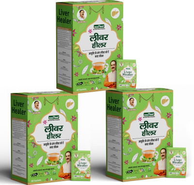 Jeena Sikho Liver Healer Tea | Natural Herbal Liver Support(Pack of 3, 60 g)