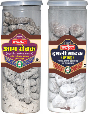 CHAMRIA Aam rochak Meetha & Imli Modak Digestive Combo 400gm Pack of 2(Pack of 2, 400 g)