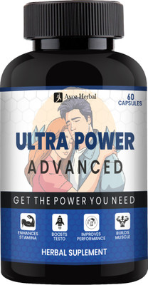 Ayoz Herbal Ultra Power Tablets Ashwagandha Shilajit Long Time Hours Stamina Capsule for Men(60 Capsules)