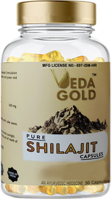 VEDA GOLD SHILAJIT IN CAPSULE FORM(30 Capsules)