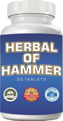 Herbal Of Hammer - 100% Ayurvedic for Strength Stamina & Power -(30 ) (Pack Of 1)