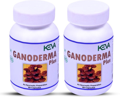 KEVA Ganoderma Plus Tablets Ayurvedic Product, Effective Antioxidant,Immunity Power(Pack of 5, 120 Tablets)