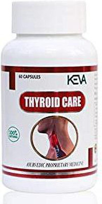 KEVA Thyroid Care Capsules - Supports Thyroid Hormone Function, (60 Capsules)(Pack of 24, 60 Capsules)