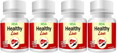 KEVA Healthy liver 100 tablet 500mg : Helps protect the liver(Pack of 4)