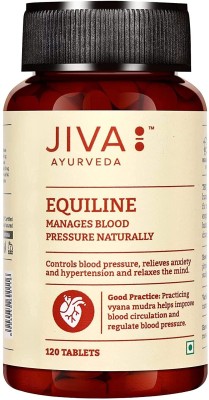 JIVA Equiline Tablets - Manages Blood Pressure Naturally 120 Tablets Each (Pack of 1)