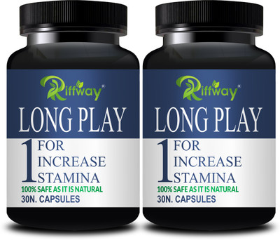 Riffway Long Play _ Herbal Formulation Stamina Capsule For Better Strength(Pack of 2, 60 Capsules)