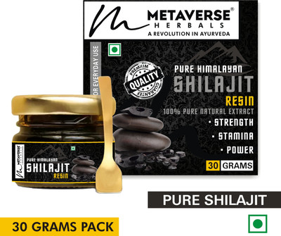 METAVERSE Himalayan Stamina and Strength Unleash Your Potential with Shilajit Resin(30 g)