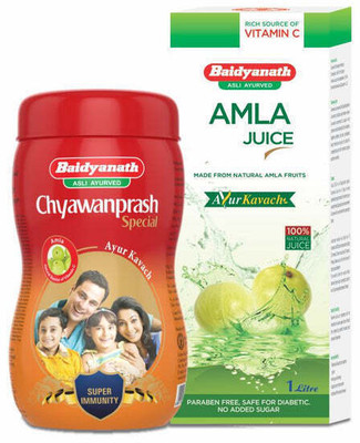 Baidyanath Amla Juice (1 L) + Chyawanprash Special 950g + 100g Extra(1 kg)
