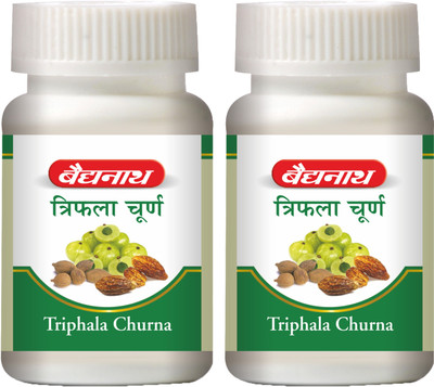 Baidyanath Triphala Churna, Improves Bowel Movement & Indigestion, Constipation and Digestive Disorders | Effective in Tridoshashamak and Eye disorders | Pack of 2(Pack of 2, 480 g)