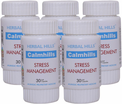 Herbal Hills Calmhills 30 Capsule - Pack of 5(Pack of 5, 30 Capsules)