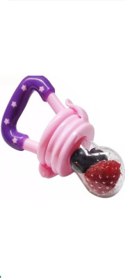 Vadhavan Baby Pacifier Food Feeder Silicone Fresh Fruit Milk Feeding Feeder Safe Kids  - Silicone(Multicolor)