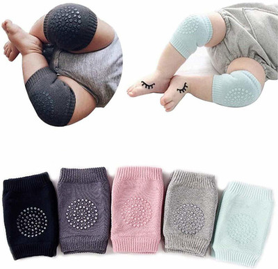 Craftona Baby Crawling Knee Pads 1 Pairs Toddler Leg Warmer Safety Protective Cover Multicolor Baby Knee Pads(Knee Pad)