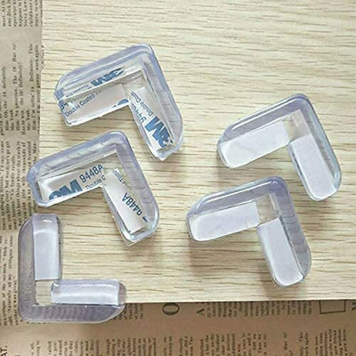 UBJI Child Safety Silicon Corner, Guard Edge Protector - Pack Of 8(MULTY)