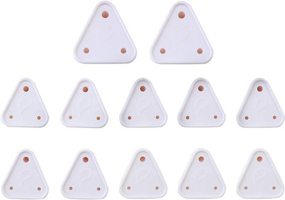 joyus Socket Cover Sturdy Child Proof Electrical Protector Safety 12PC Child Safety Strap Lock(White)