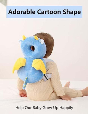 VANSHIV Baby Toddlers Kids Child Head Back Safety Protector  - 40 cm(Pad Cushion Pillow Straps (Brown Cow))