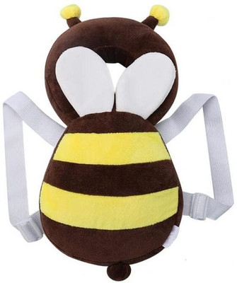 VANSHIV Cotton Baby Pillow Pack of 1 Toons & Characters Baby Head Protection Pillow(Brown, Yellow)