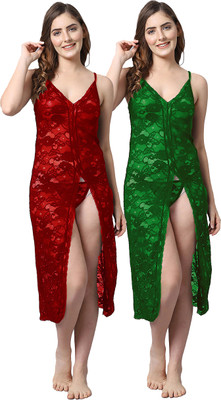 samvar Self Design Babydoll