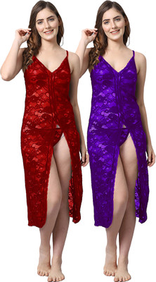 samvar Self Design Babydoll