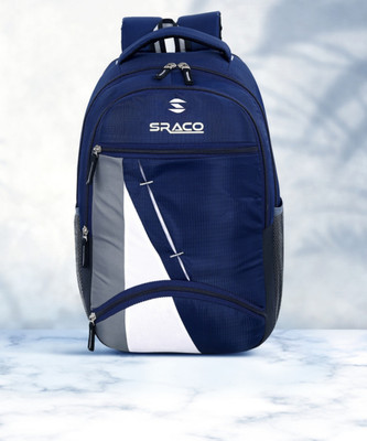 SRACO stylish Backpack Boys Girls/Office /College/Travel Waterproof School Bag 35 L Laptop Backpack(Blue)