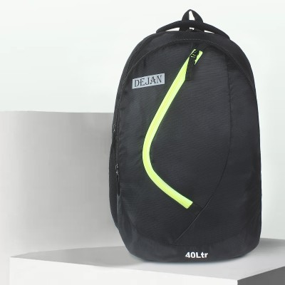 Dejan Stylish Backpack | Laptop Bag | School Bag | Unisex Bag | Office Bag 40L (Black) Waterproof Backpack(Black, 40 L)