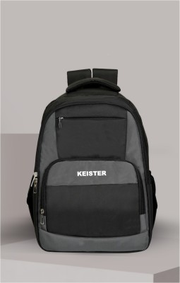 KEISTER Laptop Backpack Men & Women |School/College/Office |Front pocket organiser 25 L Laptop Backpack(Grey)