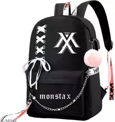 Dowet MONSTAX 15 L Backpack(Black, White)