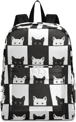 its me Medium 16 L Laptop Backpack School bag girls|School bag kids|Backpack for girls 10 L Laptop Backpack(Black)