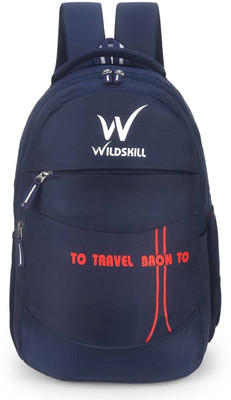 WILDSKILL Casual Travel Backpack - The Perfect Companion SCHOOL 35 L Backpack(Grey)