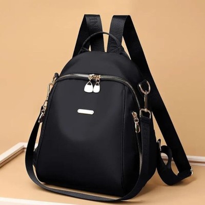 JAISOM Small 15 L Classic Backpack For Women's & Girls ( Black ) 15 L Backpack(Black)