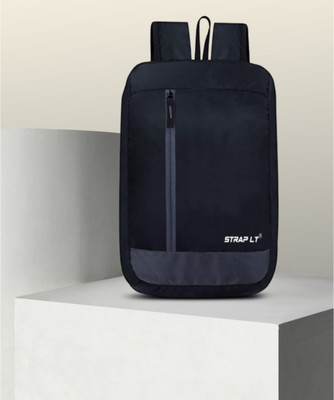 Straplt Black Shoulder Bag Light Weight Stylish Trekking School Multipurpose Travel Tution Bags