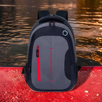Shivra backpack for men backpack bags bagpack 34 L Laptop Backpack(Black, Grey)