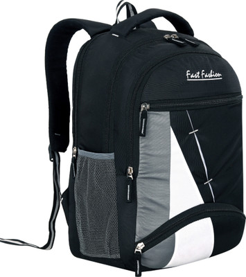 Fast Fashion TRBLK_0511_10_12 30 L Backpack(Black, Grey, White)
