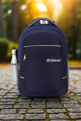 SBCOLLECTION Reflective Strip Waterproof Office/School/College/Business/Travel Bag Unisex 35 L Backpack(Blue)