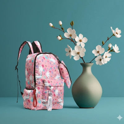 Nariox Medium 30 L Laptop Backpack Backpack For College School 15 L Laptop Backpack(Pink)