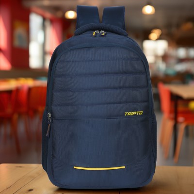 TRIPTO FIVE STAR 35 L Laptop Backpack(Blue, Yellow)