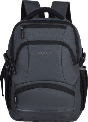 Woozy 18 Inches Techie X Pro Laptop Backpack | Laptop Bag for Techie & Office Works 30 L Laptop Backpack(Black)