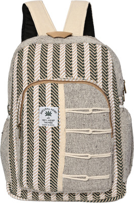 ishAnitrends himalyan hemp bagpack unisex 21 L Laptop Backpack(Multicolor)