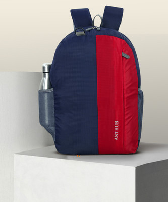 ANTHUB Backpack 1011 Small 25 L DayPack BagPack For Daily Routin 25 L Laptop Backpack(Blue, Red)