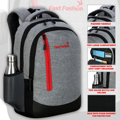 Fast Fashion 3RD_LB-04NB4_18_13 33 L Laptop Backpack(Grey)