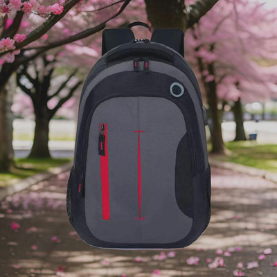 Shivra backpack for men backpack bags bagpack 34 L Laptop Backpack(Black, Grey)