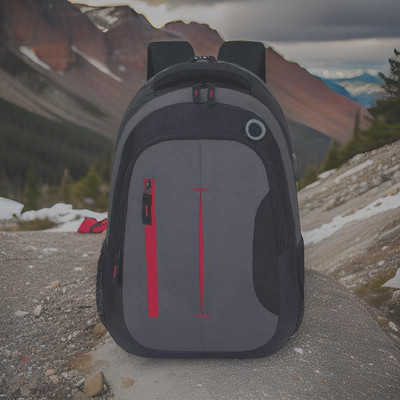 HouseOfCommon backpack bag laptop bag school backpag(18.5*14) 37.1 L Laptop Backpack(Red)
