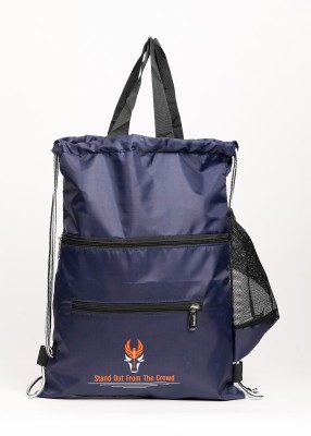 Krishiv Penguin 14 Litre Backpack Daypack Drawstring Dori Bags Camouflage Gym Hiking Bag 14 L Backpack(Blue)