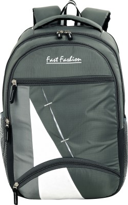 Xfast fashion 30L School Backpack Medium Backpack school college School travel bag office bag 30 L Backpack(Grey, White)