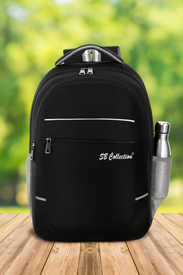 SBCOLLECTION Reflective Strip Waterproof Office/School/College/Business/Travel Bag Unisex 35 L Backpack(Black)