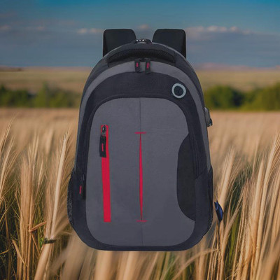 Shivra backpack for men backpack bags bagpack 34 L Laptop Backpack(Black, Grey)