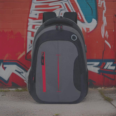 Shivra backpack for men backpack bags bagpack 34 L Laptop Backpack(Black, Grey)
