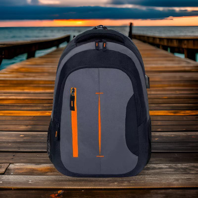 HouseOfCommon backpack bag laptop bag school backpag(18*14) 37 L Laptop Backpack(Black, Grey)