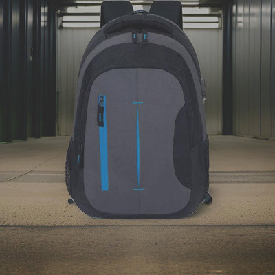 Shivra backpack for men backpack bags bagpack 33.5 L Laptop Backpack(Black, Grey)