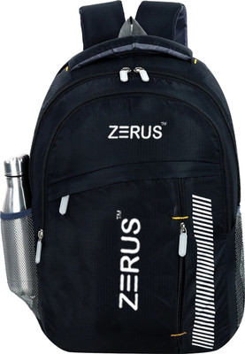 ZERUS Stylish Waterproof Bag with Padded Sleeve For College Office & Travel Use 35 L Backpack(Black)